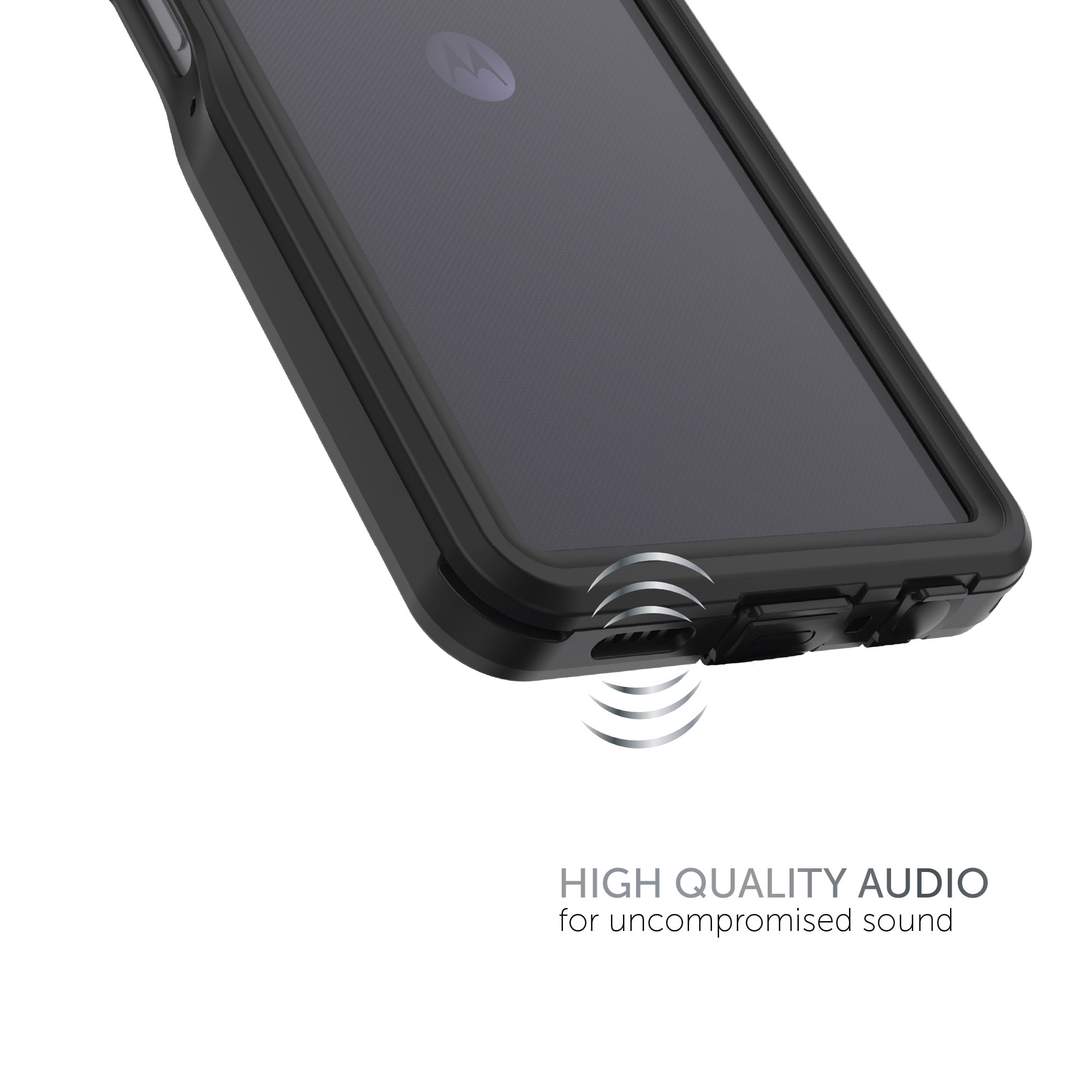 Body Glove Tidal Waterproof Phone Case for Motorola moto g (2026) - Black/Clear