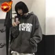 thumbnail image 3 of Ropa para hombre Sudaderas con capucha negras Sudaderas para hombre Nueva impresión de rock Sin marca En alta calidad Ofertas de bajo precio Ropa de calle Xxl, 3 of 5