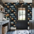 thumbnail image 6 of Boho Peel and Stick Wallpaper Mystical Antique Radiating Sun Ornate Moon Design 17.7in x 9.8ft Self Adhesive Removable Wall Paper Renter Friendly Wall Covering for Bedroom Nursery Cabinet, 6 of 8
