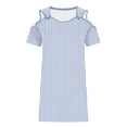 thumbnail image 6 of Gamivast Casual Summer Dresses for Women Flowy Tiered Ruffle Hem Spaghetti Strap Mini Dress Beach Dress Vacation Dress Boho Sun Dress Lightweight, 6 of 6