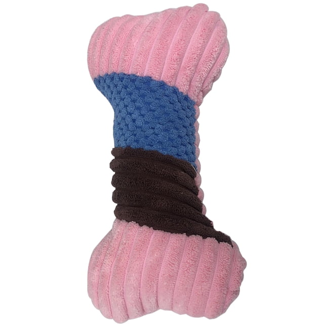 Bone Dog Toy Squeaker Realistic Anti-biting Puppy Squeaky Toy Dog Teething Toy