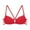 Red, variant on Bigersell No Underwire, Push up Bras Discouts Women Bras Plus Size Behind Buckle Comfortable Breathable Exhaust Base No Underwire Buckle Front Buckle Underwear Mastectomy Bra Style F-638 Blue M