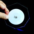 thumbnail image 1 of Coaster Cup Holder Mug Stand Acrylic Bar Cocktail Lighting Mat Kitchen Accessories for Home Bar Party Octagon IPL, 1 of 6