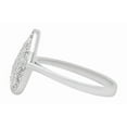 thumbnail image 2 of Unique Teardrop Ring, Micro Pave Set Diamond Ring, Pear Shape Ring, Women's Delicate Wedding Anniversary Diamond Ring, 14K White Gold Plated, 1.9 Ct Simulated Diamond, Gift Ring, 2 of 4