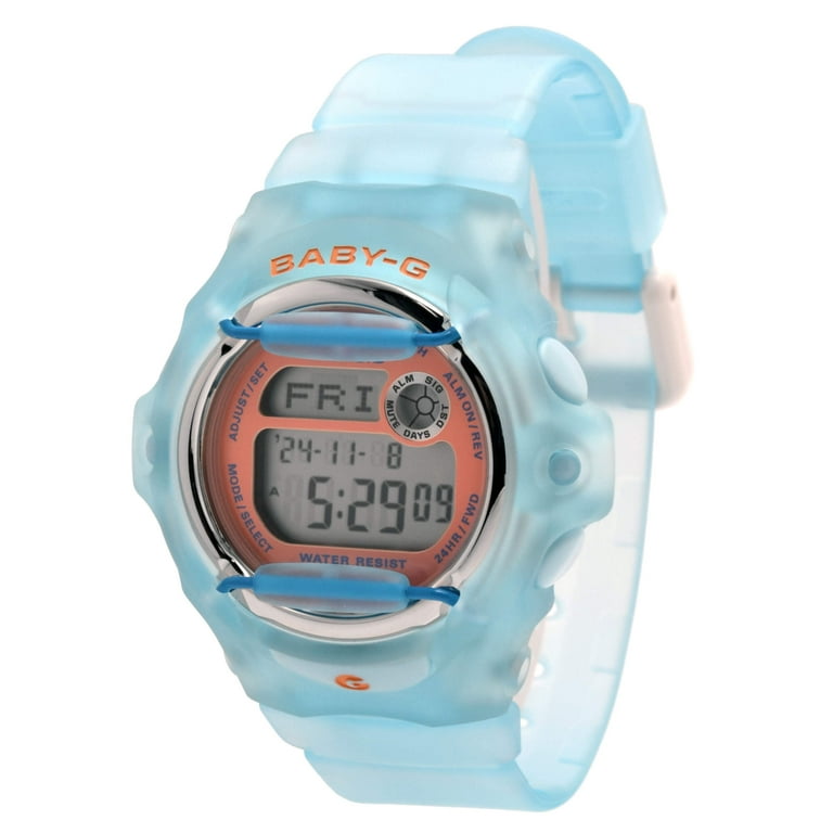 Casio Watch, 45.9mm Resin Round Case, Resin Strap, Quartz 