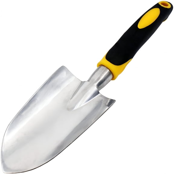 FACEGA Garden Trowel Hand Shovel,Cast Aluminum Heavy Duty Gardening Tool Potting Tools,Garden Hand Tools for Weeding,Digging,Planting