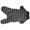 thumbnail image 3 of Ropa Para Perros, Mono De Poliéster Ligero De Manga Larga Con Estilo Multiusos Para Mascotas Para Interiores Para Vacaciones Para Viajes ANGGREK SY59 Gris Contraste Color S, 3 of 8
