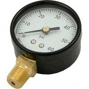 SuperPro Side Mount Pressure Gauge with Indicator 81060BU