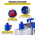 thumbnail image 4 of VEVOR Bomba de vacío 12CFM 1HP Bomba de vacío de paletas de dos etapas 3 x 10-1 Pa Ultimate HVAC Rotary Auto AC Bomba de vacío de refrigerante, para reparación de automóviles Evacuación por vacío, 4 of 9