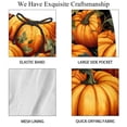 thumbnail image 4 of luoweisi Men's Beach Shorts Quick Dry Swim Trunks with Mesh Lining Thanksgiving Pumpkin 2XL, 4 of 5