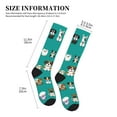 thumbnail image 5 of Bixox Cartoon Dogs Print Compression Socks,Compression Socks Women & Men Circulation for Medical,Running,Athletic, 5 of 7