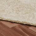 thumbnail image 4 of 8' x 10' Beige Wool Geometric Hand Tufted Area Rug, 4 of 4