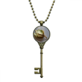 thumbnail image 1 of Simpol Picture Nature Key Necklace Pendant Tray Embellished Chain, 1 of 3