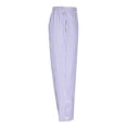thumbnail image 4 of FRSASU Pants for Women High Waist Sweatpants Bar Printing Button Loose Fit Casual Side Split Pants with Pockets Blue S(S), 4 of 8