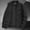 9#Black, variant on Men's Fleece Zip Jacket Lightweight Stand Collar Jackets Soft Warm Windproof Casual Coats Men Casual Solid Color Zipper Pocket Long Sleeve Hoodless Outwear Jackets