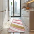 thumbnail image 4 of Pink White Gold Marble Pattern Kitchen Rug Mat,Kitchen Runner Rugs Non Skid Washable,Decorative Kitchen Floor Mats for Kitchen,Sink,Laundry,17"x47.2", 4 of 7