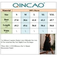 thumbnail image 5 of QINCAO Womens Dresses Maxi Loose Sleeveless V Neck Ruffled Hem Casual Dresses S-XXL, 5 of 5