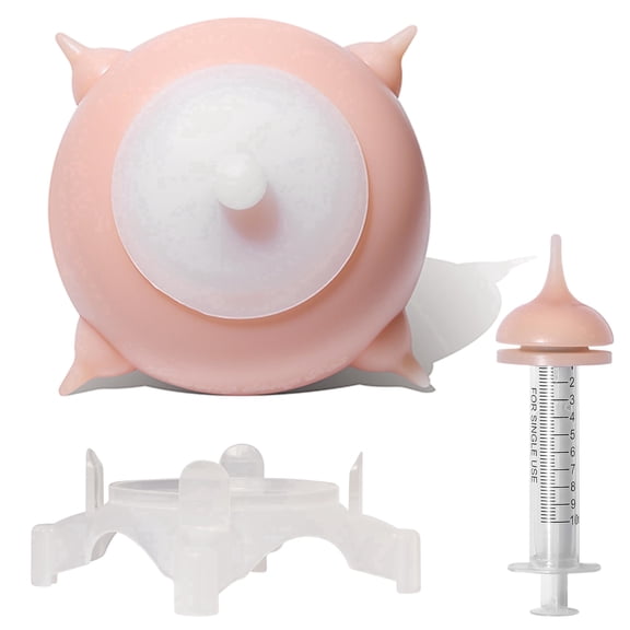 Doggiema Multiple Puppies Milk Replacer Puppy Milk Feeder with Nipple for Kitten, Mini Puppy