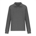 thumbnail image 2 of 3/4 Sleeve Sweatshirt for Women Quarter Zip Neck Sweatshirts Hoodies Modern Solid Casual Tops Size S, 2 of 5