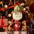 thumbnail image 5 of Christmas Gift Bags Christmas Ornament Gift Bag Storage Bag for Candy Xmas Favor Santa Claus 28x19cm, 5 of 8