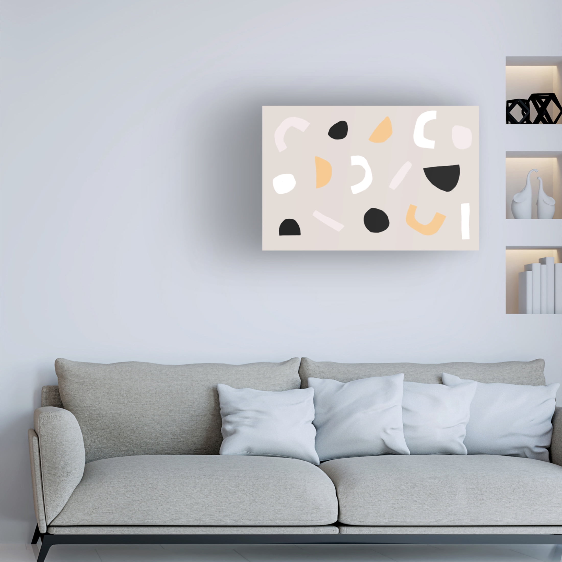 Trademark Fine Art uplusmestudio Abstract Get Together No 2 Canvas Wall Art