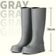 thumbnail image 2 of AUXDIQ Wellington Boots Women Mid-calf Wellies Waterproof Rain Boots Outdoor Garden Shoes, 2 of 6