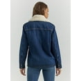 thumbnail image 2 of Wrangler Retro Lined Dark Denim Jacket - Ladies Jacket  - 112353137, 2 of 5
