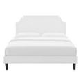 thumbnail image 6 of Modway Sienna Performance Velvet Full Platform Bed in White, 6 of 10