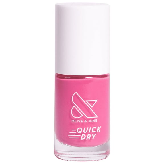 Olive & June Quick Drying Nail Polish, Prom, Bold Magenta Pink, 0.3 fl oz