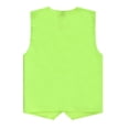 thumbnail image 2 of Miaeowve Kid Girls Boys Volunteer Vest Solid Color Irregular Hem Volunteers Activity Waistcoat Fluorescent Green M/11, 2 of 5