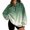 Dark Green, variant on Leopard Print Sweatshirt with Ombre Gradient and Half Zip Stand Collar, loose long sleeve pullover for women for fall spring shopping casual hangouts daily outings Yellow S