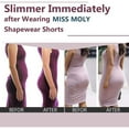 thumbnail image 3 of MISS MOLY Womens Seamless Butt Lifter Shapewear Tummy Control High Waist Thigh Shaper Slimmer Shaping Shorts, 3 of 6