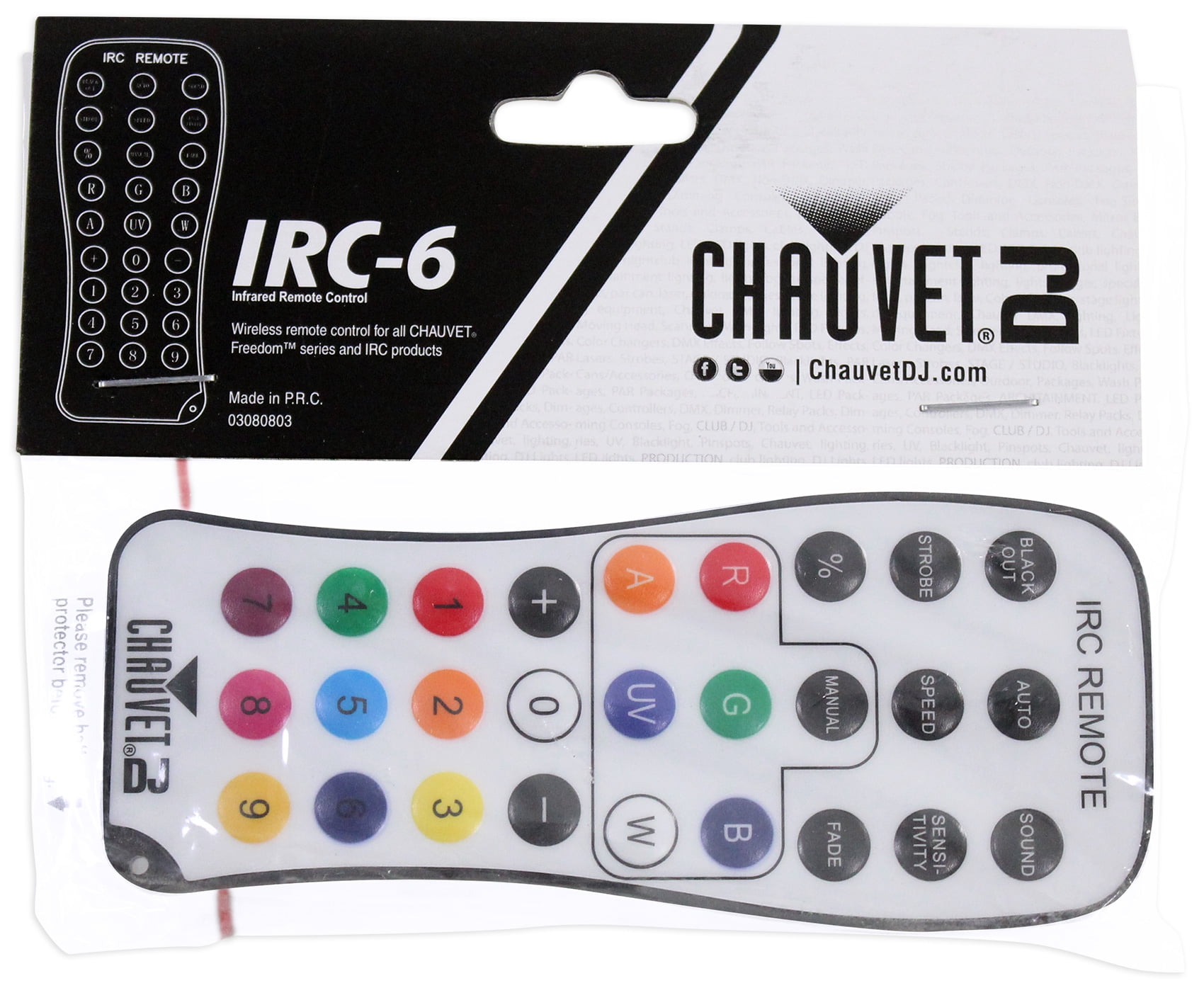 Chauvet DJ SlimPAR H6 ILS RGBAW+UV LED DMX Par Can Party/Stage Wash Light+Remote