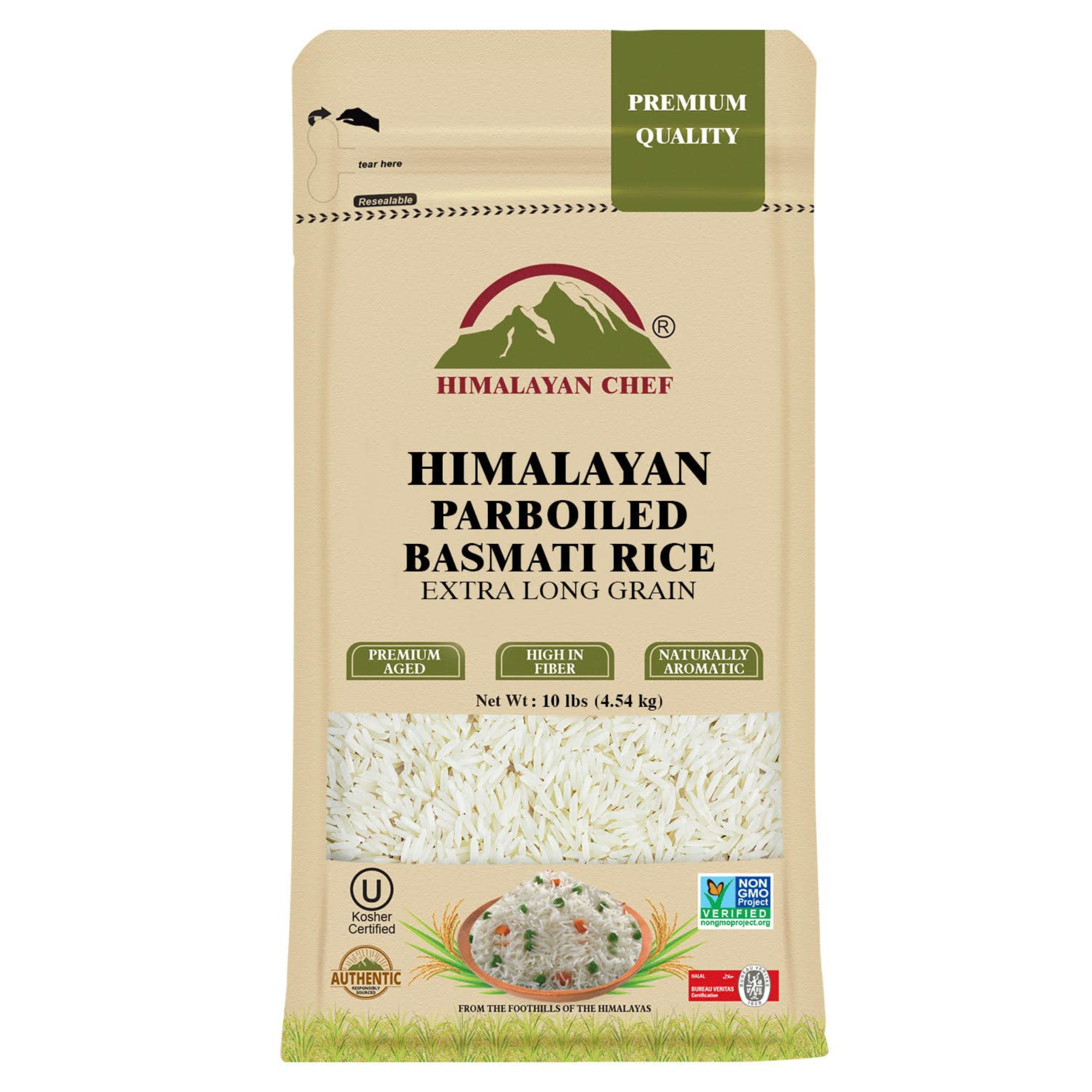 SALT 84 Parboiled Basmati Rice, Healthy & Extra Long Grain 10 lbs