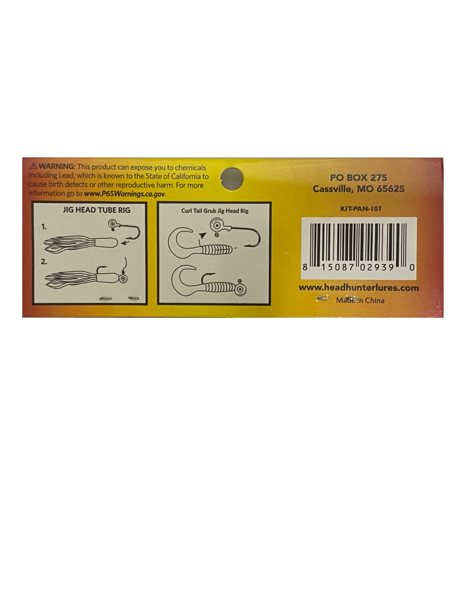 Headhunter Lures, Crappie And Panfish Kit With Lead Heads, 1.75in
