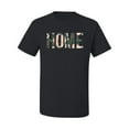 thumbnail image 2 of Wild Bobby, Home Floral Print Pop Culture Men's Graphic T-Shirt, Black, Small, 2 of 3