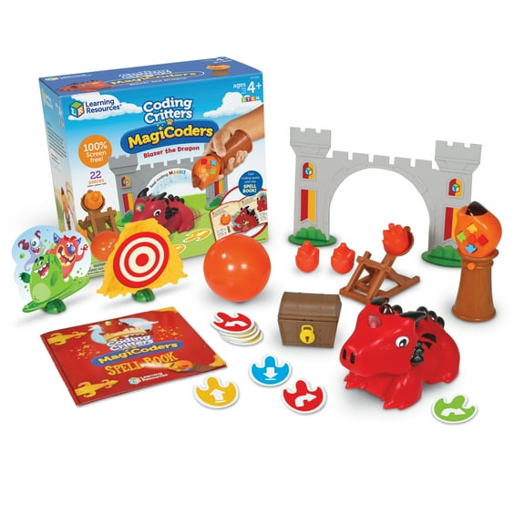 Learning Resources Coding Critters MagiCoders Blazer the Dragon, Robotics for Kids, Ages 4 