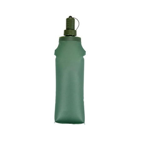 

500ml Foldable Water Bottle TPU Flask Water Bottle Outdoor Sports Bottle Soft Water Bag Outdoor Hydrating Accessory