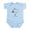 Sky Blue, variant on - Fill Gaps Infant Bodysuit - Baby Light Bodysuit, Size Newborn - 24 Months
