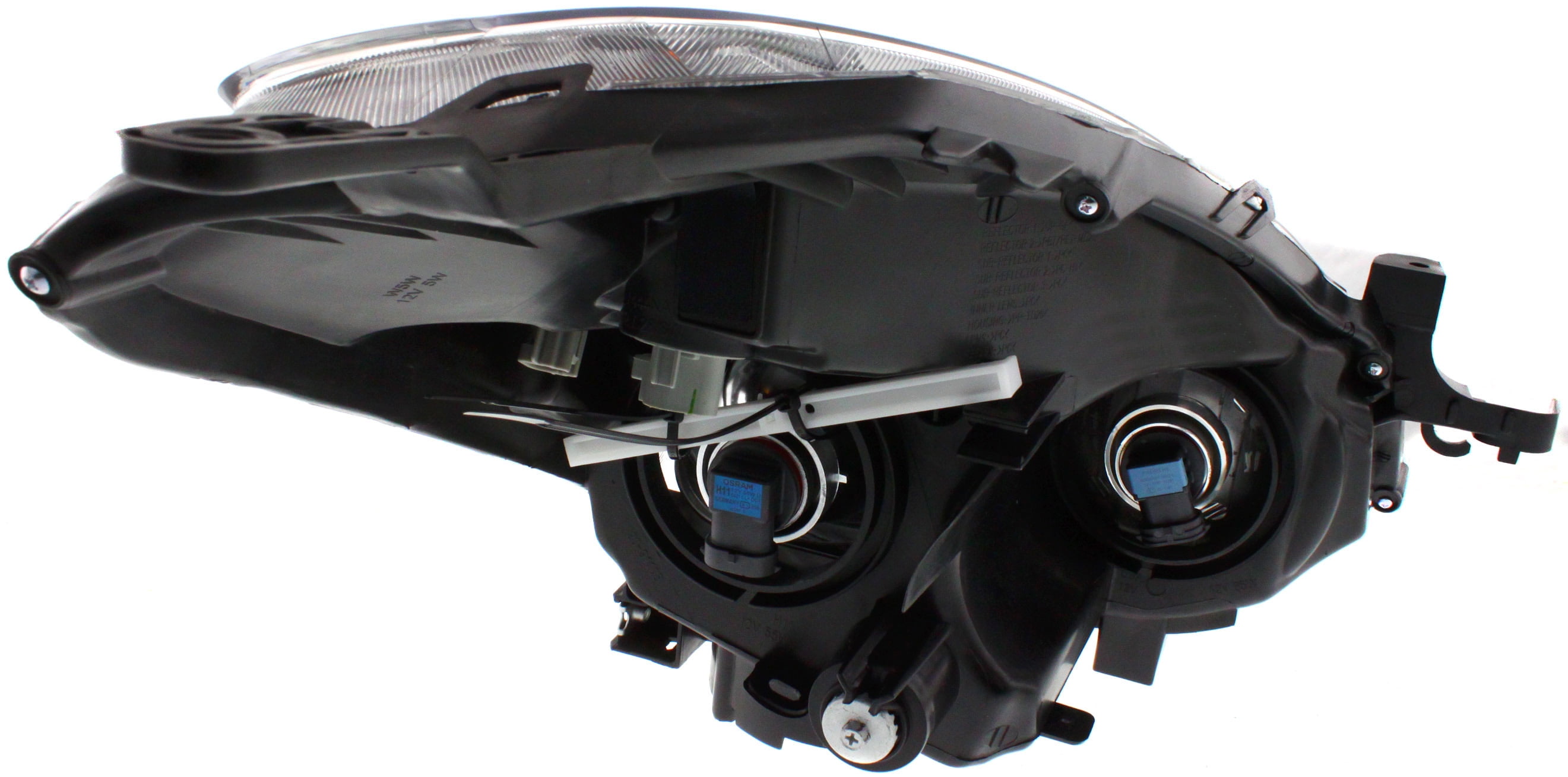 Headlight Compatible With 2010-2013 Nissan Altima Left Driver Halogen With bulb(s)