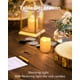thumbnail image 5 of Velas votivas sin llama SHYMERY, paquete de 24, más de 200 horas, color blanco cálido, 5 of 9