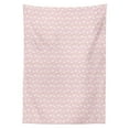 thumbnail image 3 of Ambesonne Swans Tablecloth Rectangular Table Cover, Blush Tone Royal Aquatic Bird, 60"x84", Pale Pink Cream, 3 of 4