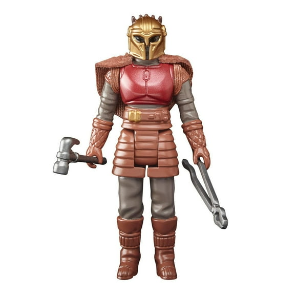 Star Wars Retro Collection The Armorer Toy 3.75-Inch-Scale Star Wars: The Mandalorian Collectible Action Figure, Toys for Kids Ages 4 and Up