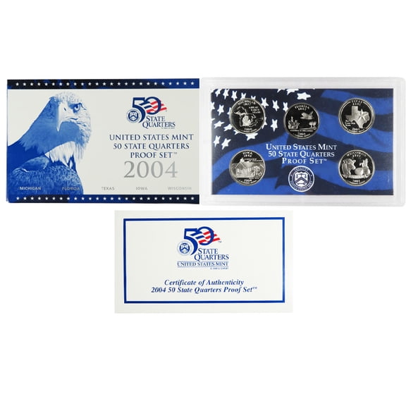 2004-S U.S. Clad State Quarters Proof Set