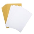 thumbnail image 1 of Miangastore 10pcs A4 Sheets Glitter Cardstock Making Diy Material Sparkling Craftwork Scrapbooking ( & Silver), 1 of 8