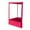 Hot Pink, variant on FTsdfkl Non Reversing Mirrors Glass Viewing Angle, Selfs Hair Cutting Mirrors Precision True Images Real Reflection Slim Design For Makeup Vanity & Beauty