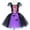 Purple, variant on Girls Sleeveless Tutu Tulle Dress with Headband Two Piece Set Witch Halloween Party Clothes Halloween for Kids Girls Size 1-14 Years