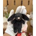 thumbnail image 1 of Stuffed Animals Cute Cartoon Rabbit Keychain Love Pompom Trinket Toy Girl Bag Car Keychain Mobile Phone dant Jewelry Gift, 1 of 5
