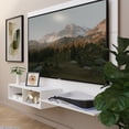 thumbnail image 2 of mueble de TV Panorama 70", Atlas del Descanso color blanco, 2 of 5