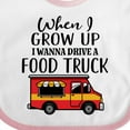 thumbnail image 4 of Inktastic Future Food Truck Driver Boys or Girls Baby Bib, 4 of 4
